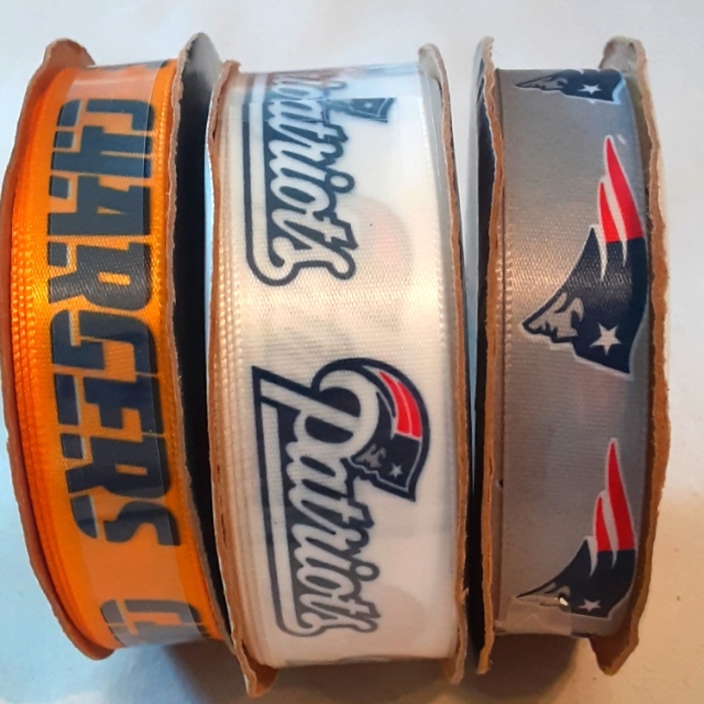 Sports Ribbon-Football-New England, San Diego.